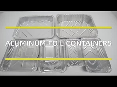 ROHS Fabriek Groothandel Wegwerpfolie Fast Food Trays Food Grade Aluminiumfolie Voedselcontainer