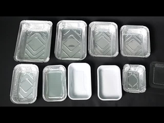 1000 stuks rechthoekige container van aluminiumfolie voor eenmalig gebruik