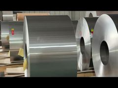 8011 H24 Aluminiumfolie met een dikte van 10 microgram in voorraad Jumbo roll voor verpakking