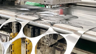 Productie van aluminium cirkels