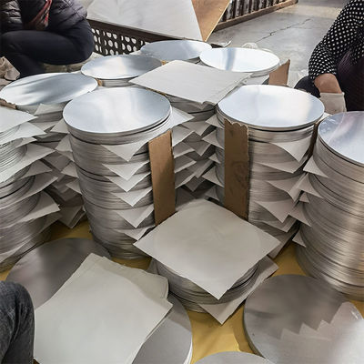Kitchenware Usage Aluminum Wafer Circle Disc 3003 3004 3105 Custom Size High Flatness Burr Free Edge Food Grade