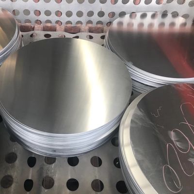 SGS Mirror Polished Coated Aluminum Round Circle Kitchen Custom Size High Flatness Burr Free Edge Food Grade