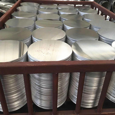 A3003 Aluminum Disc Mill Finish Coating Pan Non Stick Custom Size High Flatness Burr Free Edge Food Grade