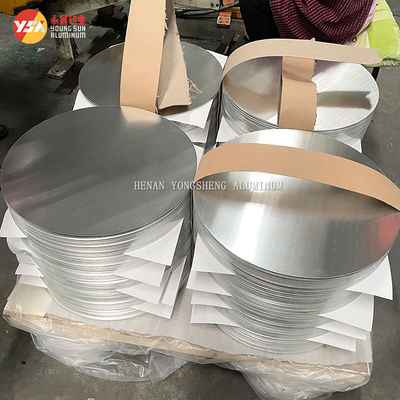 Kitchenware Usage Aluminum Wafer Circle Disc 3003 3004 3105 Custom Size High Flatness Burr Free Edge Food Grade