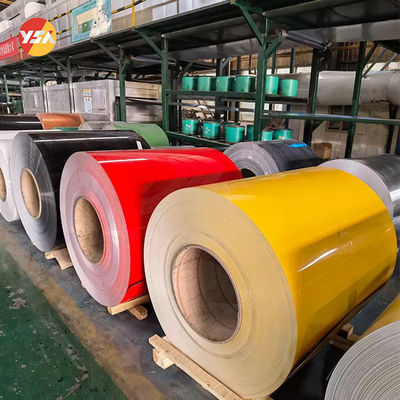0.16.0mm Dikke Pre Geschilderde PE PVDF van het Aluminiumblad voor Bouw Geschilderde Aluminiumrol