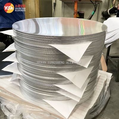 Alloy 1050 HO 99.5 Aluminum Circles Disc Pot Fry Pans Cookware Custom Diameter High Flatness Burr Free Edge Food Grade