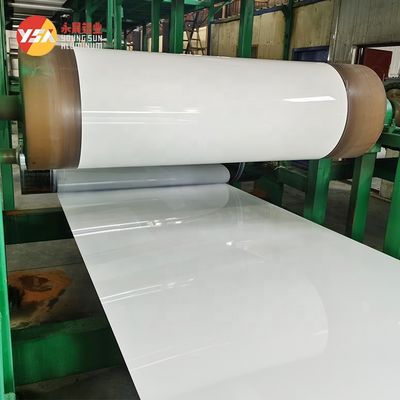 PE PVDF Geschilderde de Plaatrol 3003 3105 3.0mm 1600mm van het Aluminiumblad