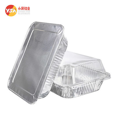 1000 ml Aluminiumfolie Pan 8011 Food Aluminiumfolie Baking Container Met Deksel