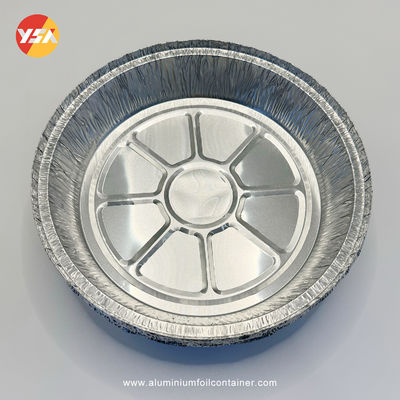 1L ronde aluminium pannen ondiepe aluminiumfolie pannen ronde containerbak
