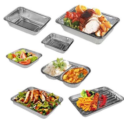 Huishoudelijke barbecue-grill met aluminiumfolie van houtskool