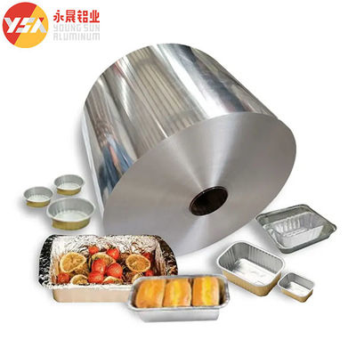 8006 Aluminiumfolie van legering H22 100mic Jumbo Roll Food Grade Container Folie