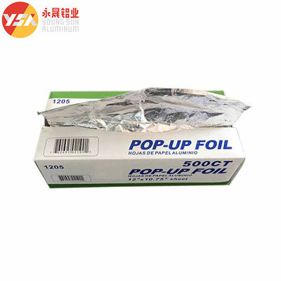 Keuken Pop Up Aluminiumfolie 200 500 Count Voedselverpakking Wrap folie