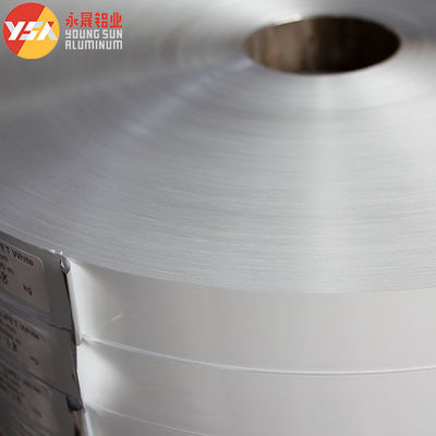 Eenzijdige witte aluminium polyester laminerende luchtleidingsfilmrol
