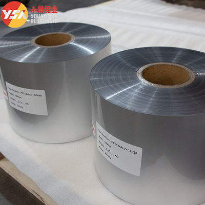 CPP/AL/PET aluminiumfolie gelamineerde verpakkingsfolie Drie lagen