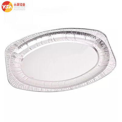 990/1400/2270ml Kalkoen Vissen Grillpan Wegwerp Ovale Aluminium Folie Tray Ondiepe Pan Geroosterd Vissen Container