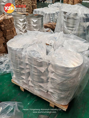 3000-serie aluminium cirkel keukengerei H14 diameter op maat hoge vlakheid braamvrije rand voedselveilig