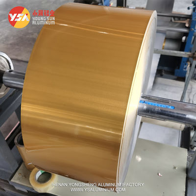 Gouden voedselveilige aluminiumfolierol chocoladeverpakking vershoudend vochtbestendig