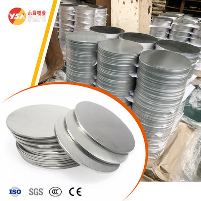 Op maat gemaakte aluminium cirkel Corrosiebestendigheid Lichte kookgerei Op maat gemaakte diameter Hoog vlakheid Burrvrij Food Grade