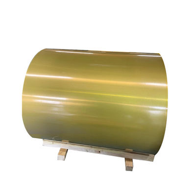 Pe Kleur bedekte Geschilderde Aluminiumrol 3004 de Gouden Kleur van H24 met een laag