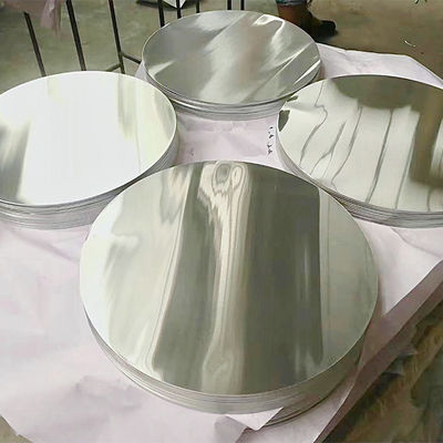 1100 1050 6061 T6 Non Stick Aluminum Circle Plate Cookware Pot Custom Size High Flatness Burr Free Edge Food Grade