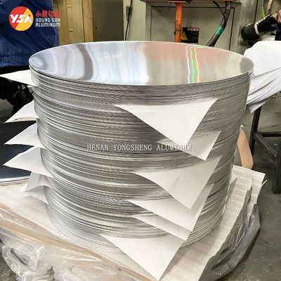 Kitchenware Usage Aluminum Wafer Circle Disc 3003 3004 3105 Custom Size High Flatness Burr Free Edge Food Grade
