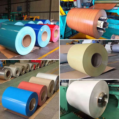 Legeringskleur Met een laag bedekte PE PVDF Aluminiumrol 3003 3005 Metaalbroodje